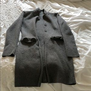 Cashmere/wool blend cardigan